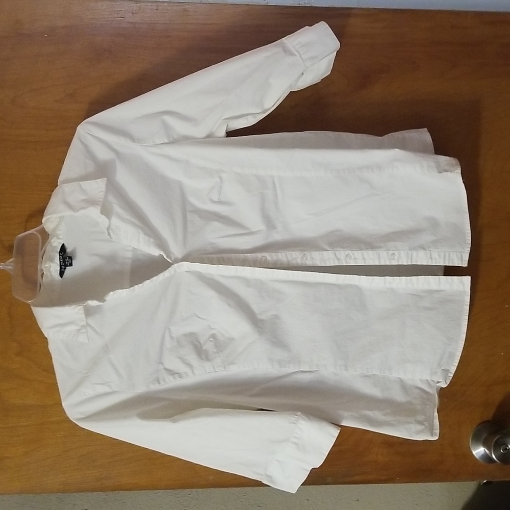 White Casual Button Down 2X: A